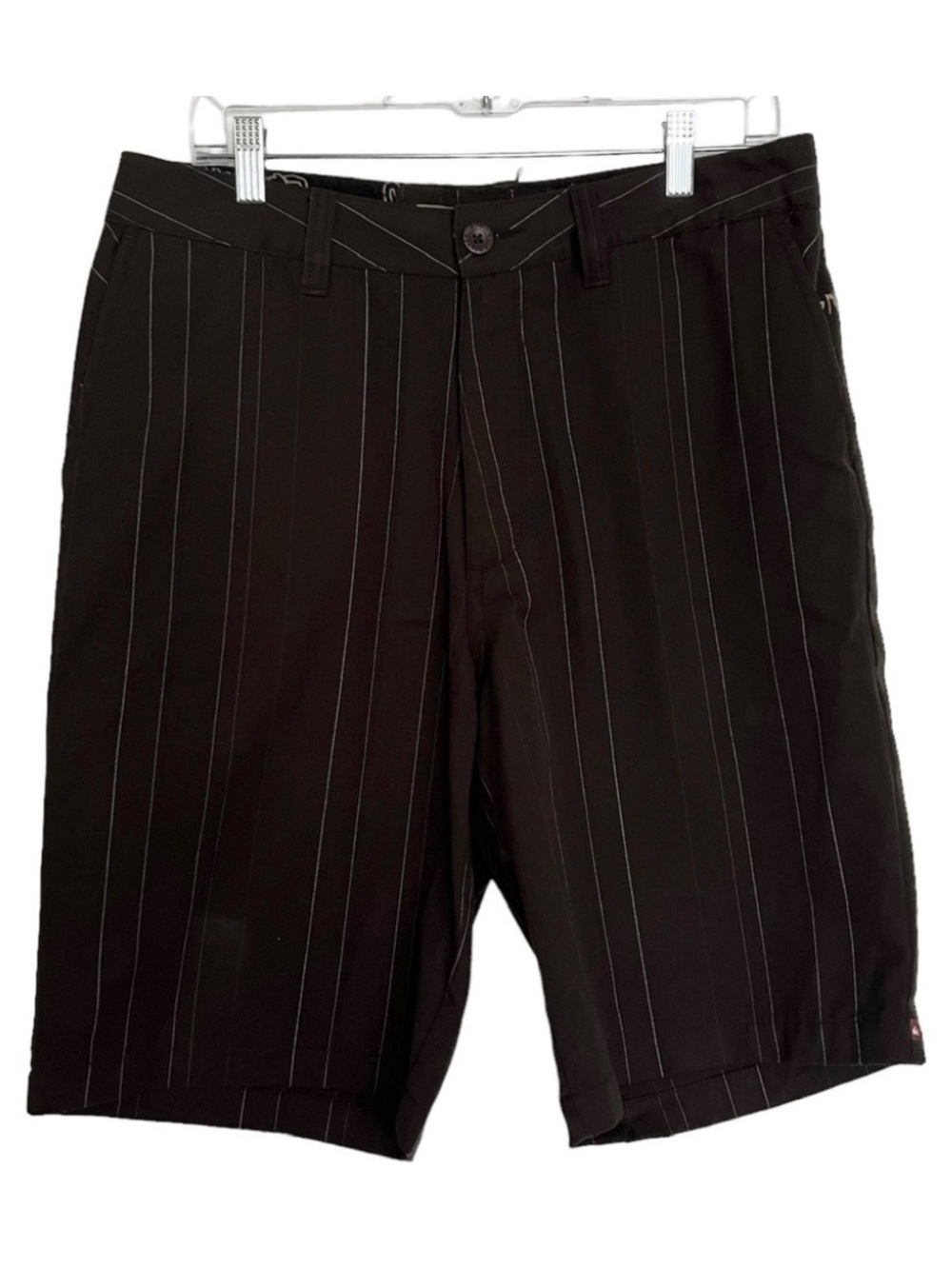 Quiksilver Brown Pinstripe Shorts W32